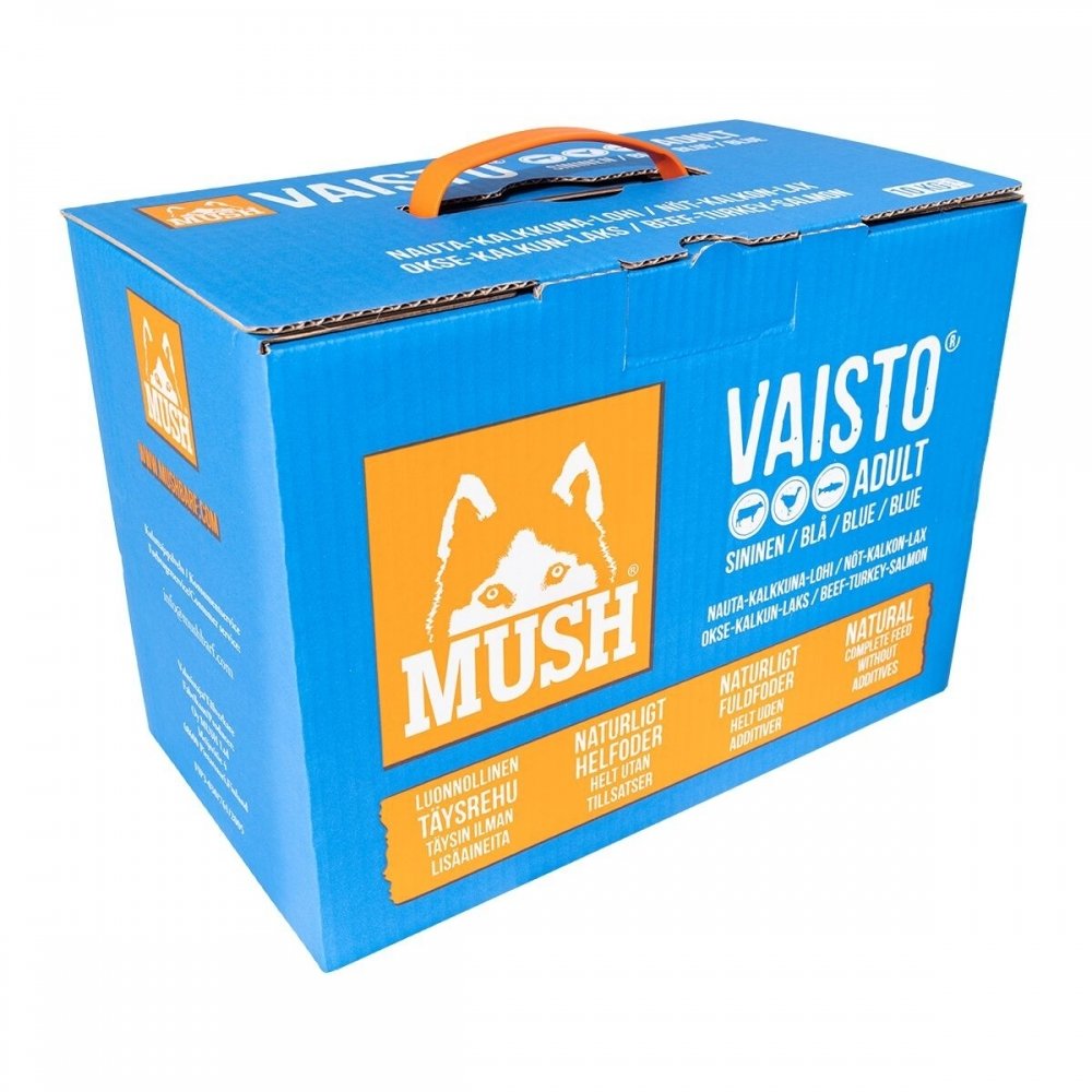 MUSH Vaisto® Sininen nauta-kalkkuna-lohi (10 kg)