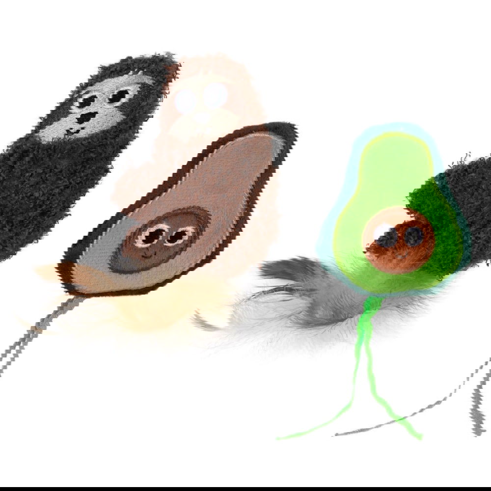 MadCat Play N’ Squeak laiskiainen&avocado 2-pack