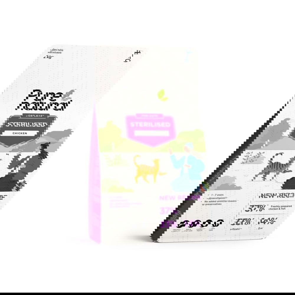 Purenatural Cat Sterilised Chicken (2 kg)