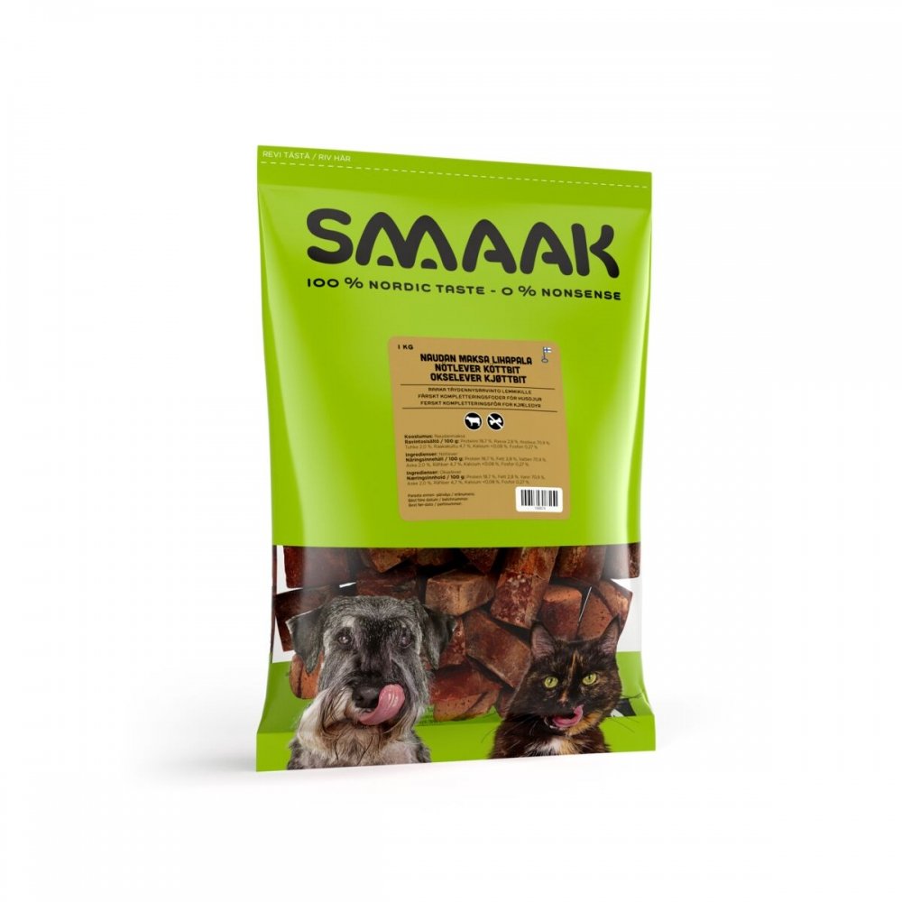 SMAAK naudanmaksapala 1kg