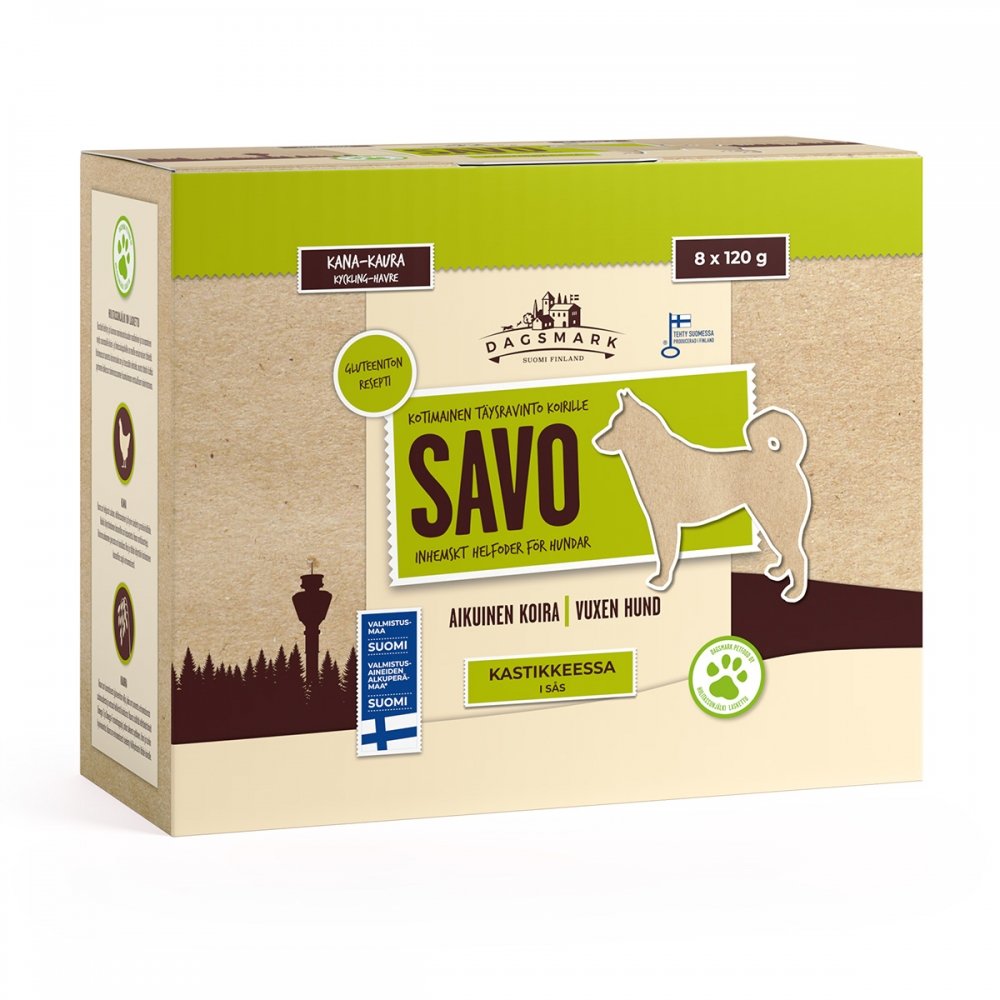 Dagsmark Savo kana-kaura 8 x 120g
