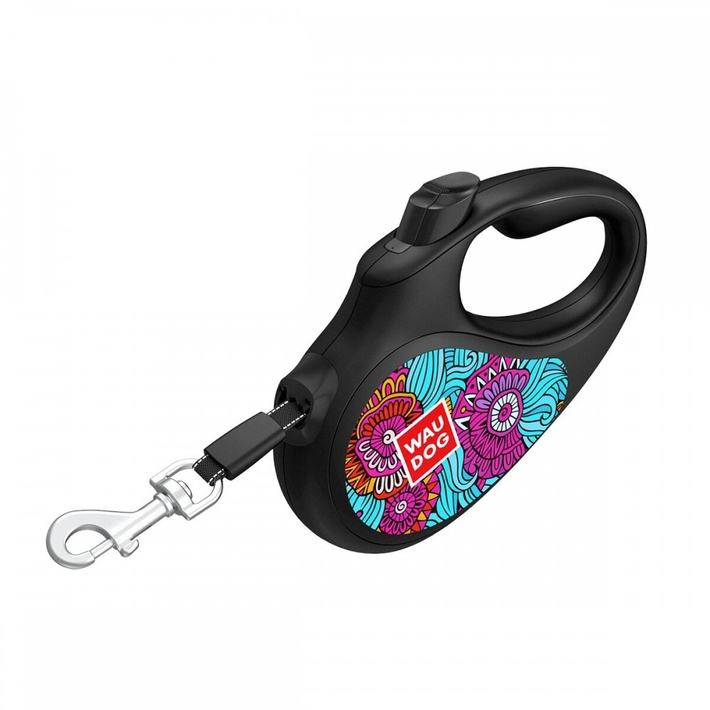 Collar WAUDOG kelatalutin Kukka, heijastava nauha 5m (M)