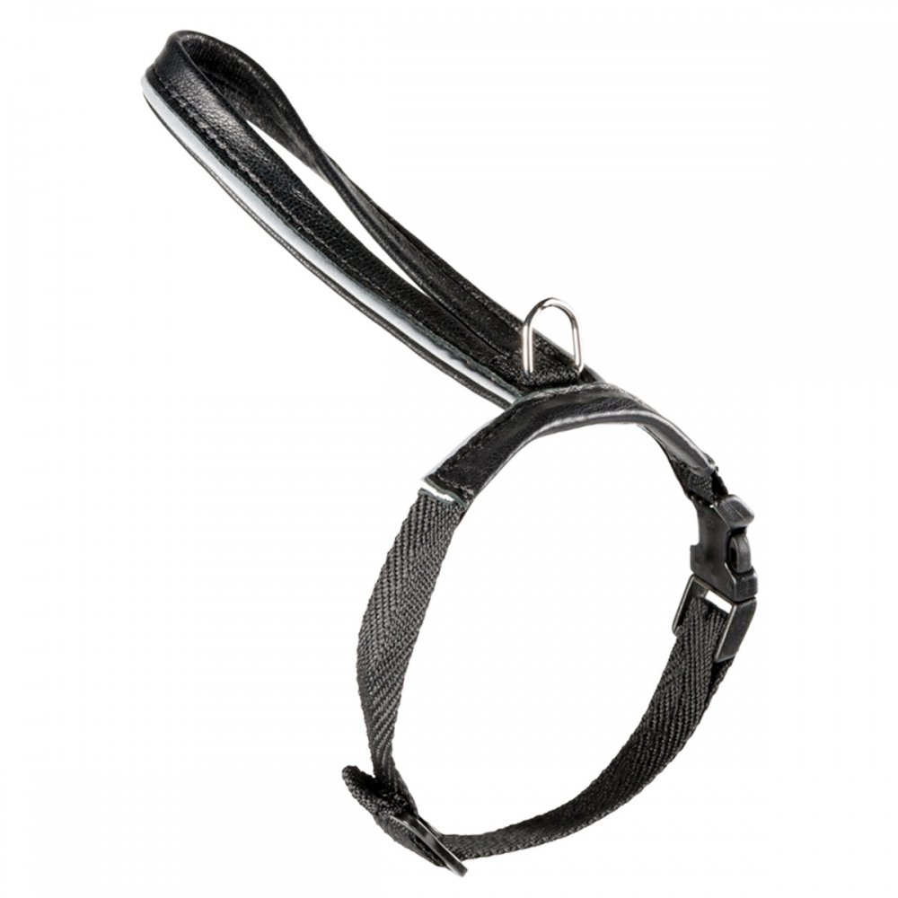 Kissan valjas Feel Leather Purrr nappa musta (L)