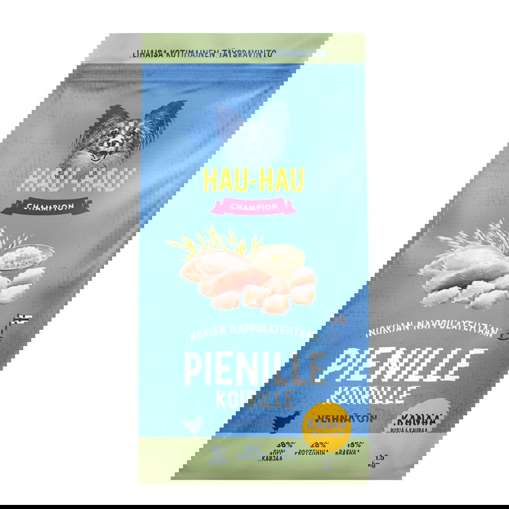 Hau-Hau Champion pienille koirille (1,5 kg) Hau-Hau Champion pienille koirille (1,5 kg)