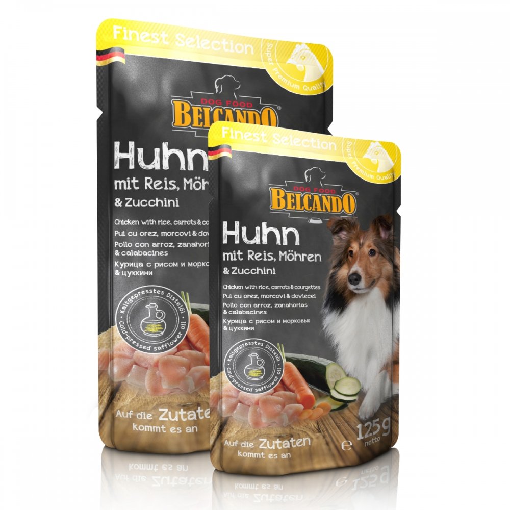 Belcando Chicken, Rice, Carrots & Courge (125 g)