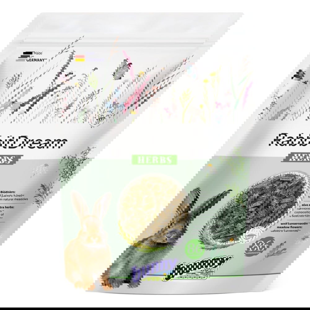 Pelletti kanille Bunny RabbitDream Herbs (1,5 kg)