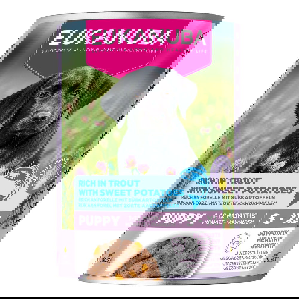 Eukanuba Dog Wet Puppy Taimen & Bataatti 400 g Eukanuba Dog Wet Puppy Taimen & Bataatti 400 g