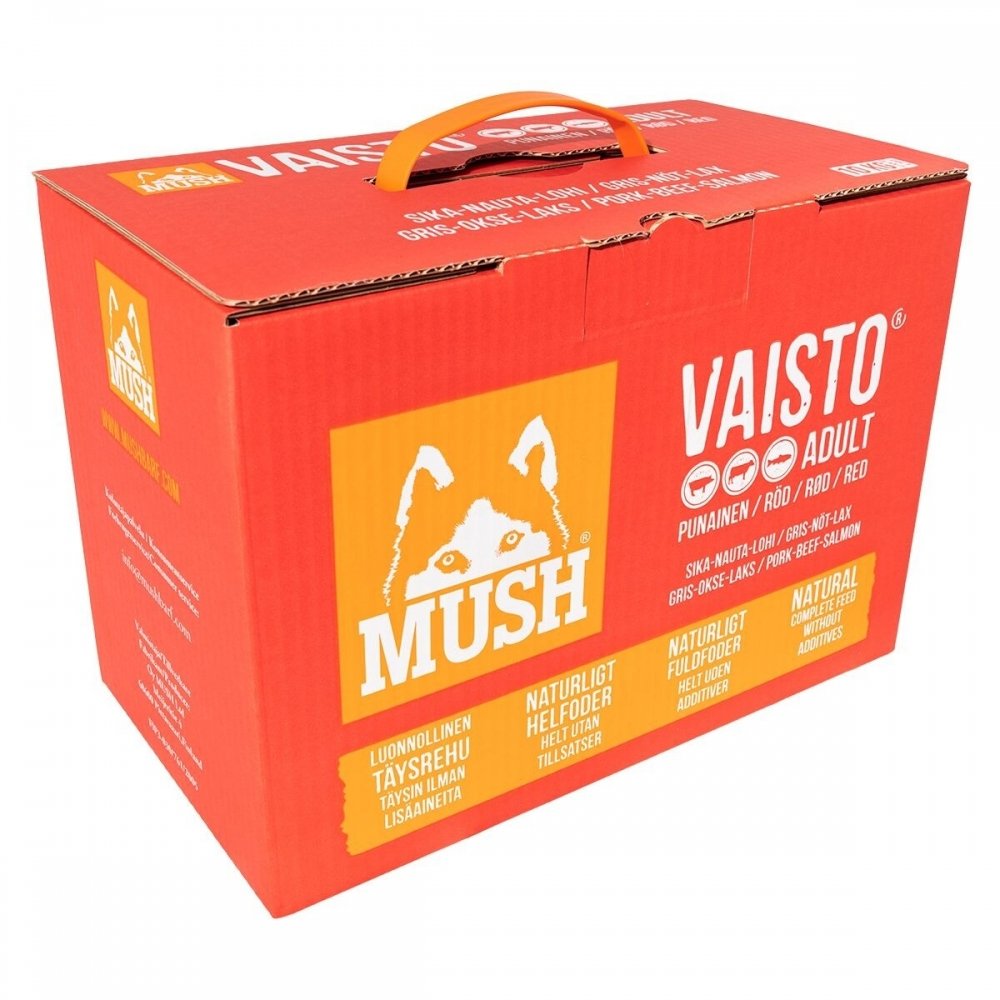 MUSH Vaisto® Punainen sika-nauta-lohi (10 kg)