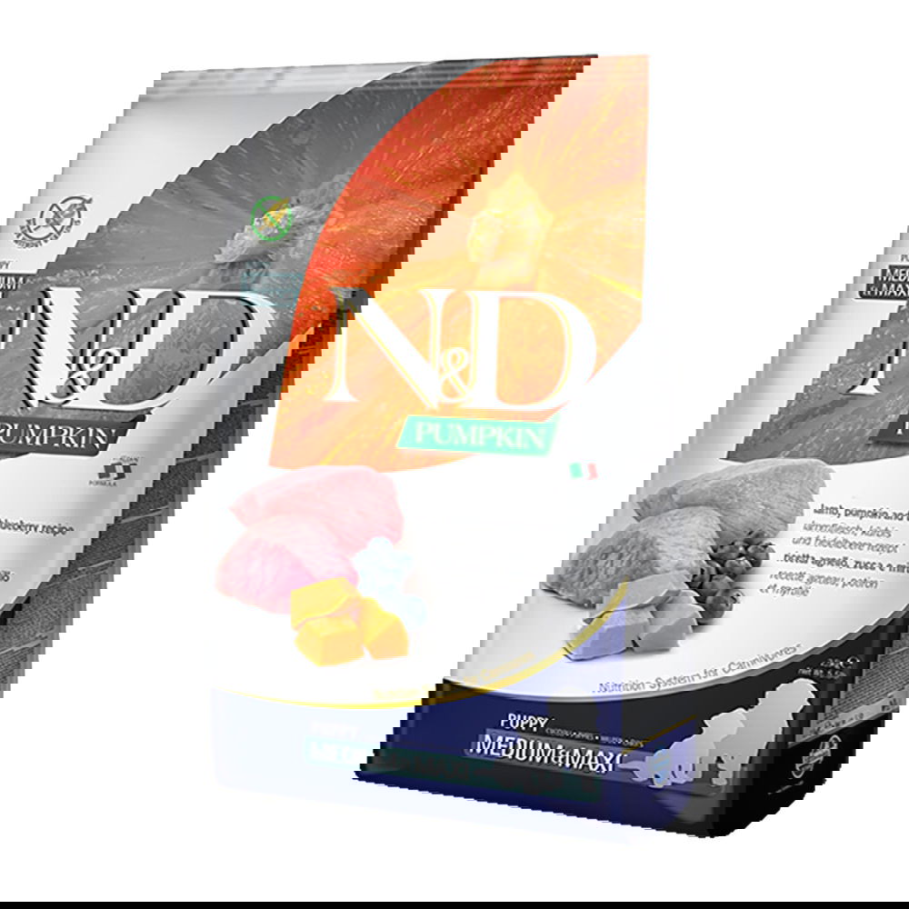 Farmina N&D Pumpkin Dog Lamb & Blueberry Puppy M/L 12 kg (12 kg)