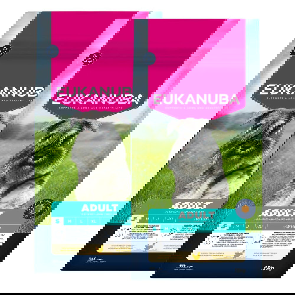 Eukanuba Dog Adult Small 2 x 15kg