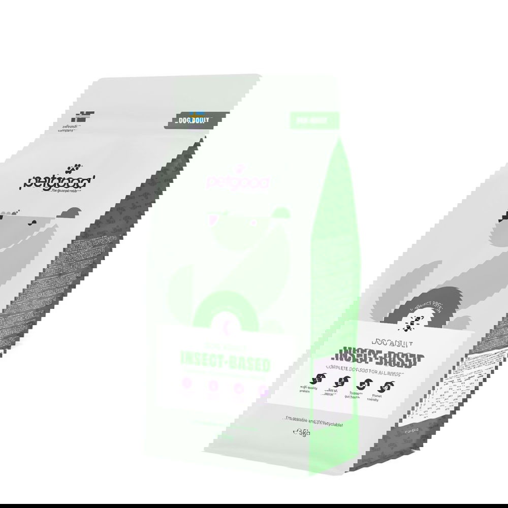 Petgood hyönteispohjainen premiumruoka aikuiselle koiralle (5 kg) Petgood hyönteispohjainen premiumruoka aikuiselle koiralle (5 kg)