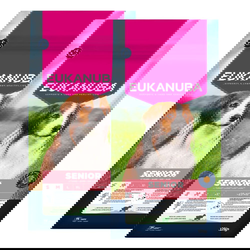 Eukanuba Senior SMB Lamb&Rice 2 x 12kg