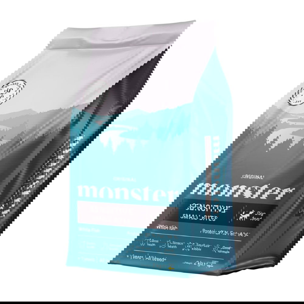 Monster Dog Original Sensitive White Fish Small bites (2 kg)