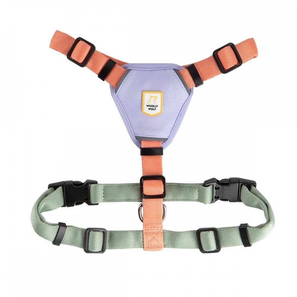 Woolly Wolf Color Block Valjaat Salmon Pink Mix (XXS) Woolly Wolf Color Block Valjaat Salmon Pink Mix (XXS)