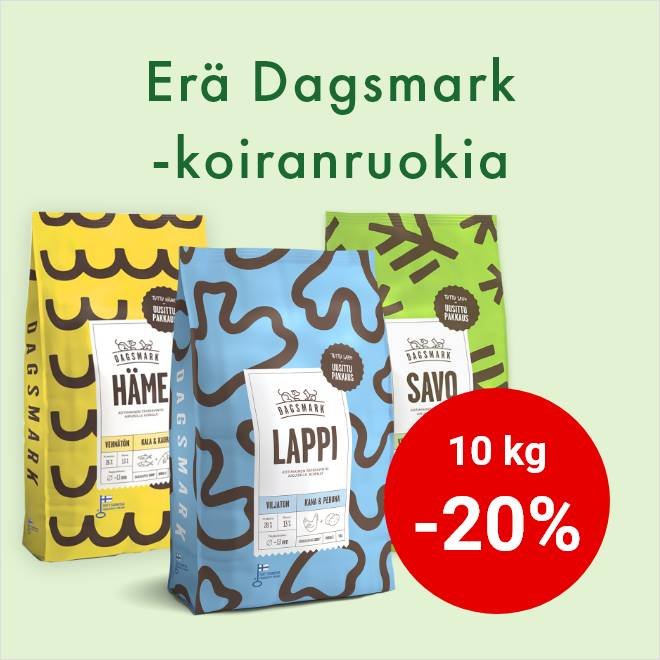 -20% Dagsmark koiran kuivaruoat 10kg