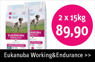 Eukanuba Working & Endurance 2 x 15 kg -36%