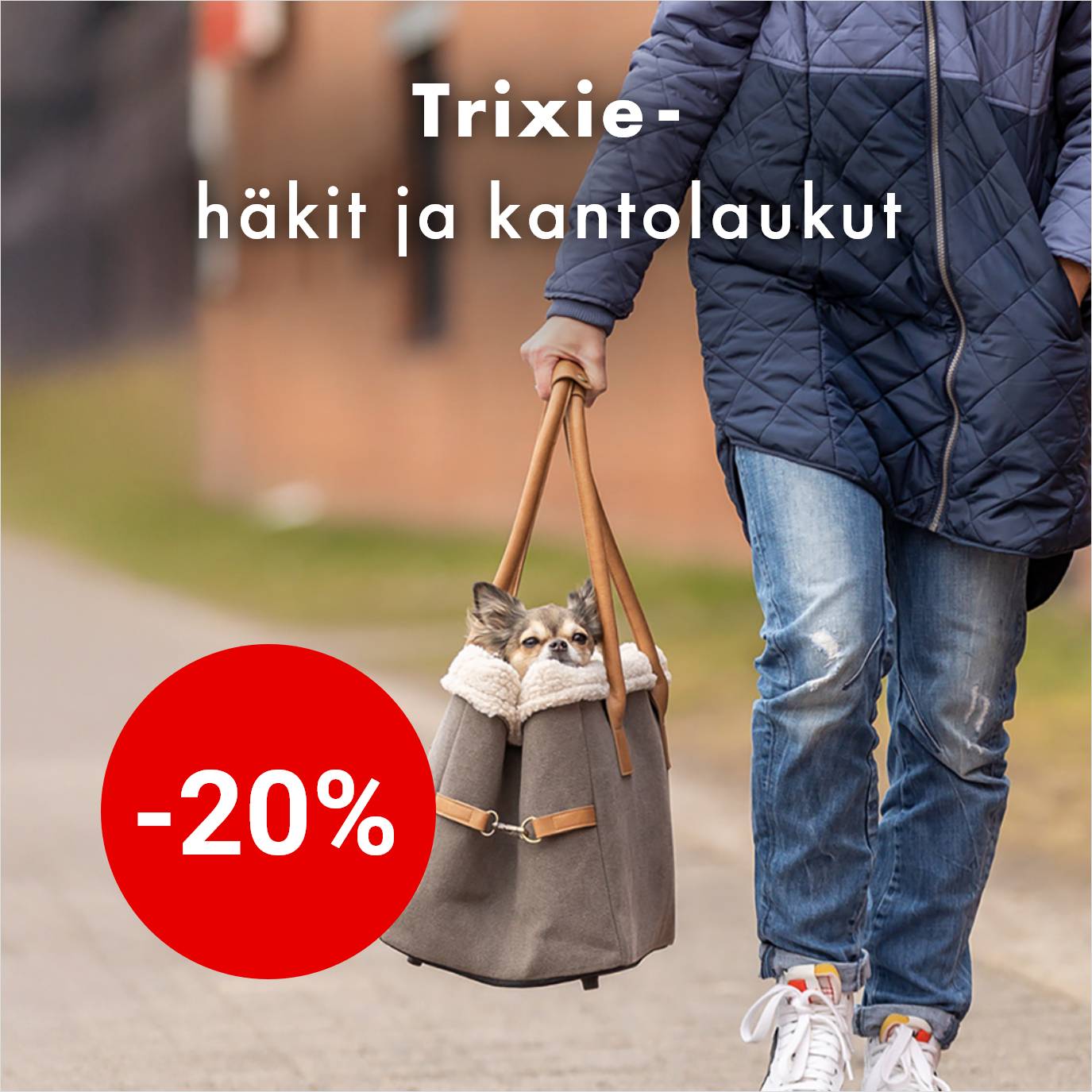 Trixie-häkit ja kantolaukut -15% 31.10.2025 asti.