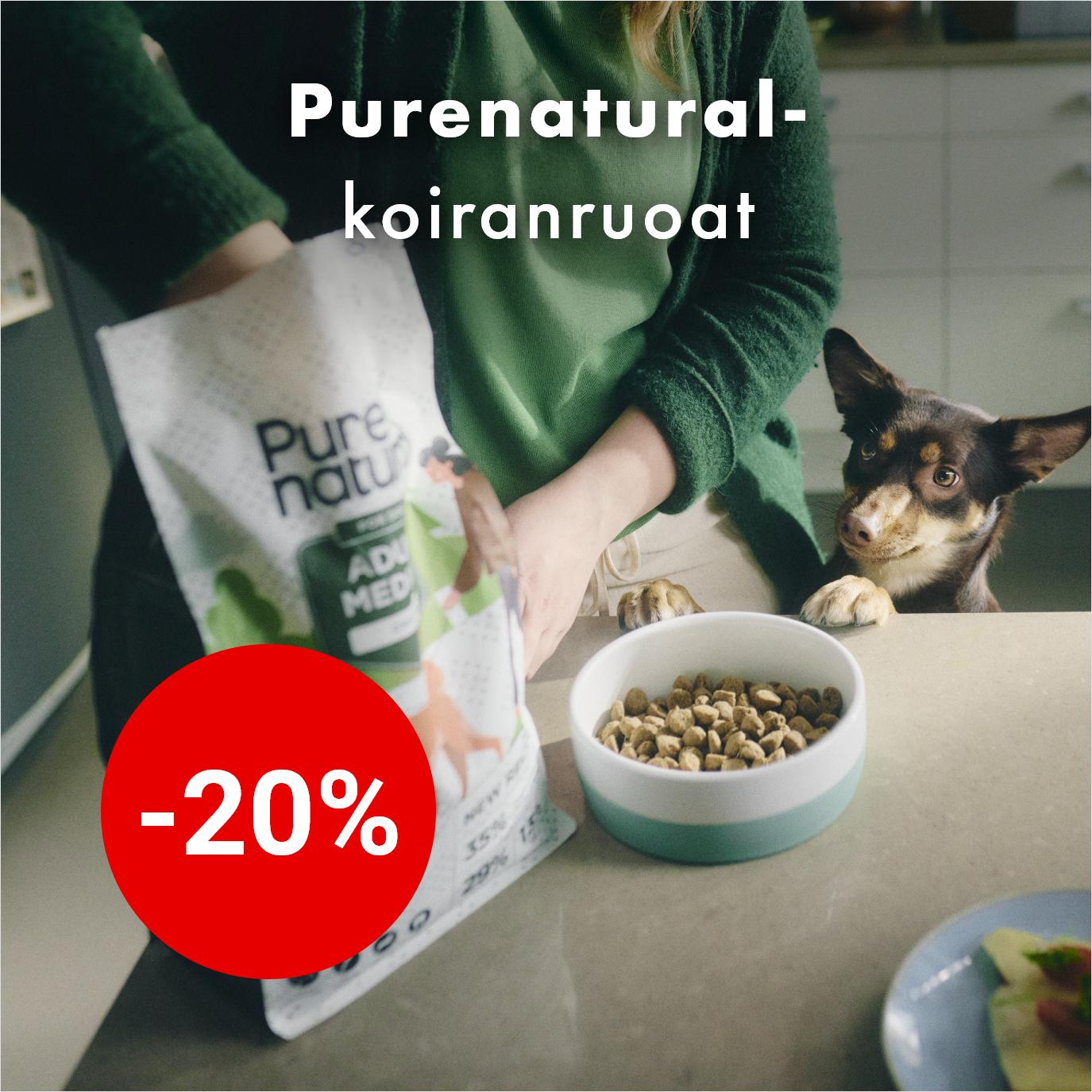 -20% Purenatural-koiranruoat