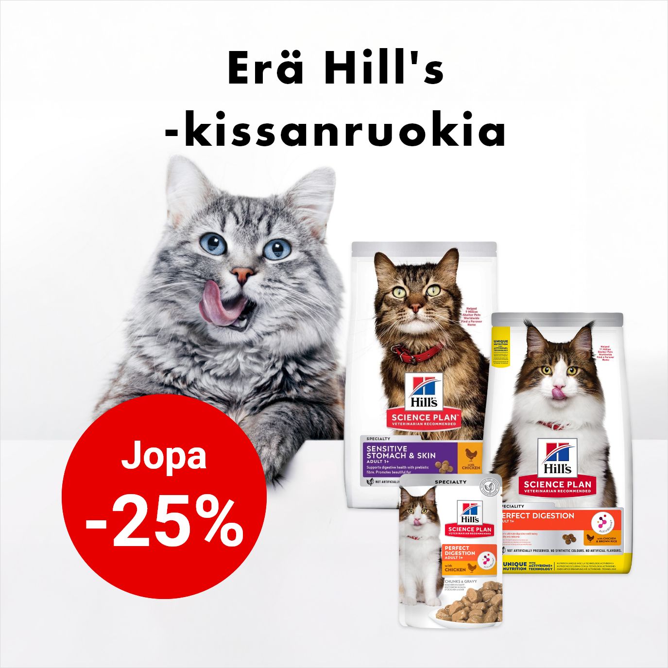 Jopa -25% Erä Hills SP -kissanruokia