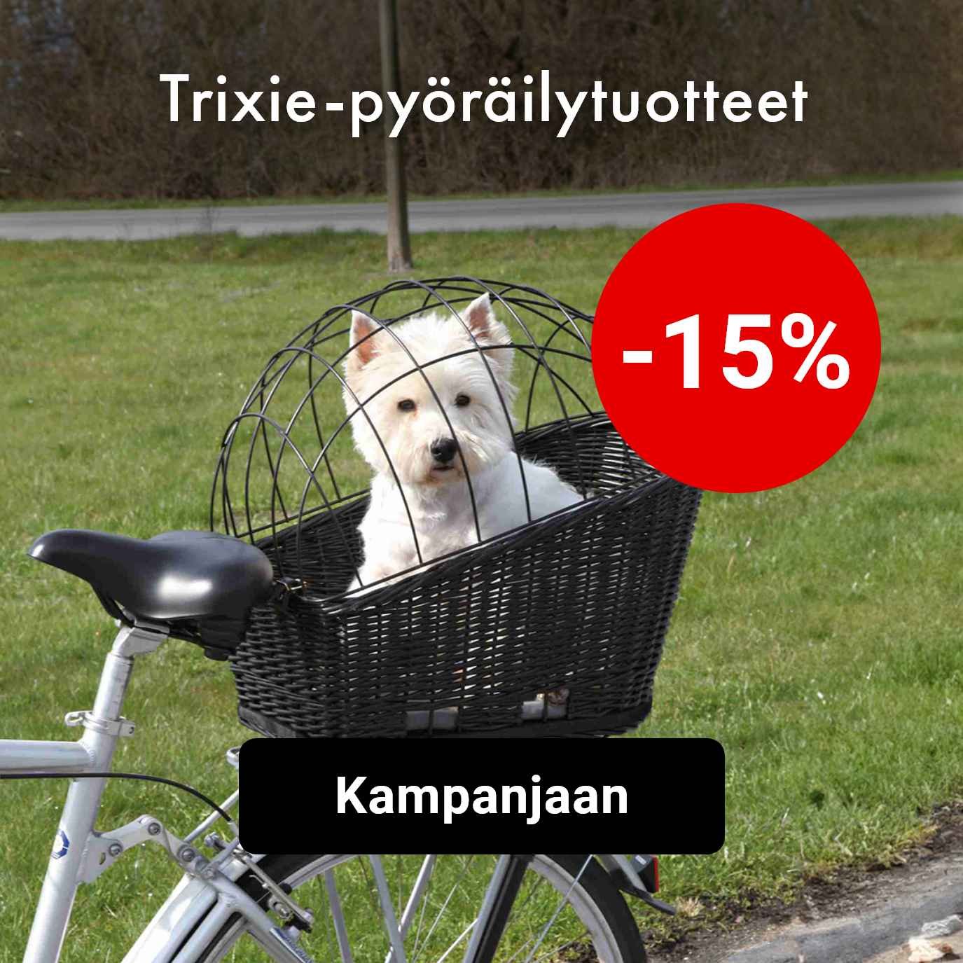-15% Trixie-pyöräilytuotteet