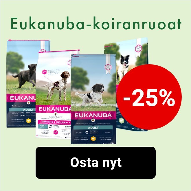 Eukanuba-koiranruoat -25%
