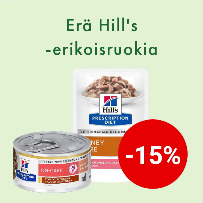 -15% Hills PD -märkäruoat kissoille