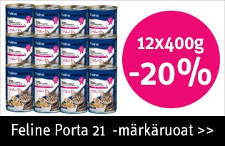 Feline Porta 21 märkäruoat 12x 400g -20%