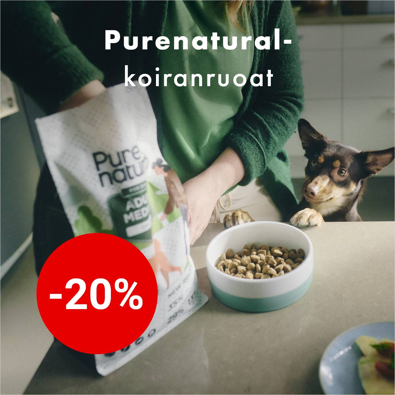 Purenatural koiranruoat -20% 22.2.2026 asti