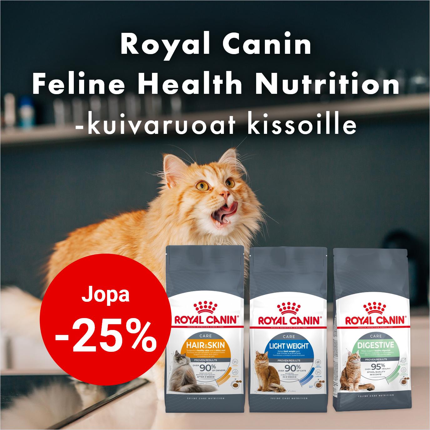 Jopa -25% Royal Canin FHN -aikuisen kissan kuivaruoat