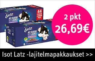 Latz 44x85g lajitelmapakkaukset 2pkt 26,69€