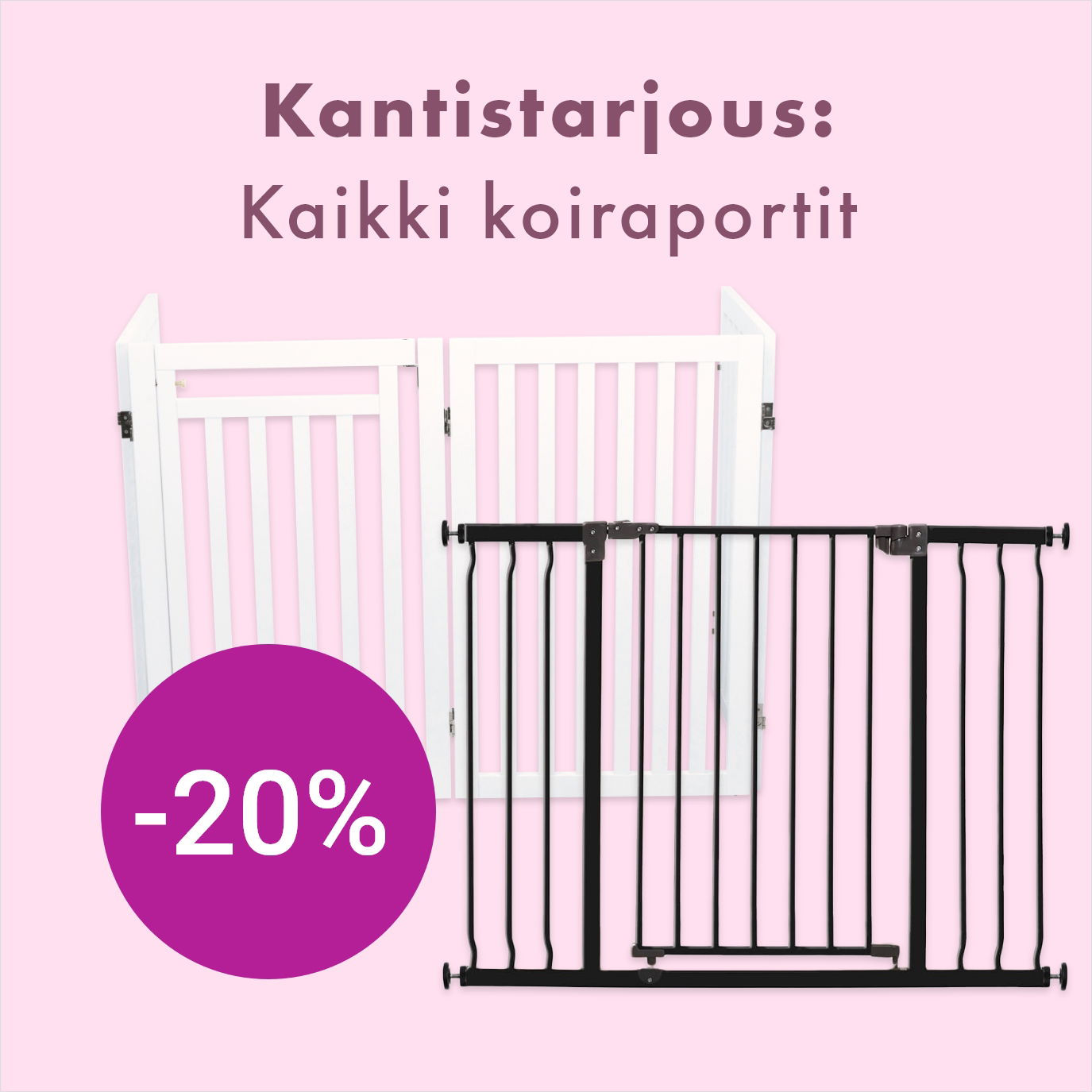 Kantistarjous: -20% Kaikki koiraportit