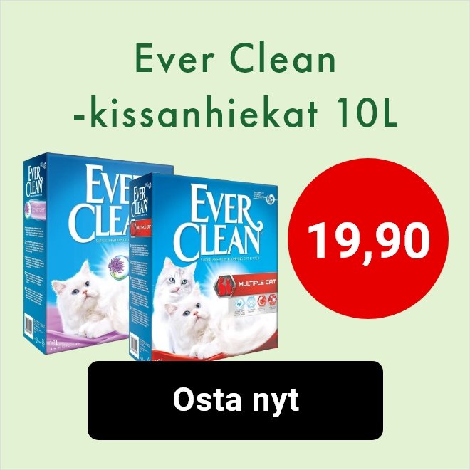 Ever Clean -kissanhiekat 10L 19,90 €