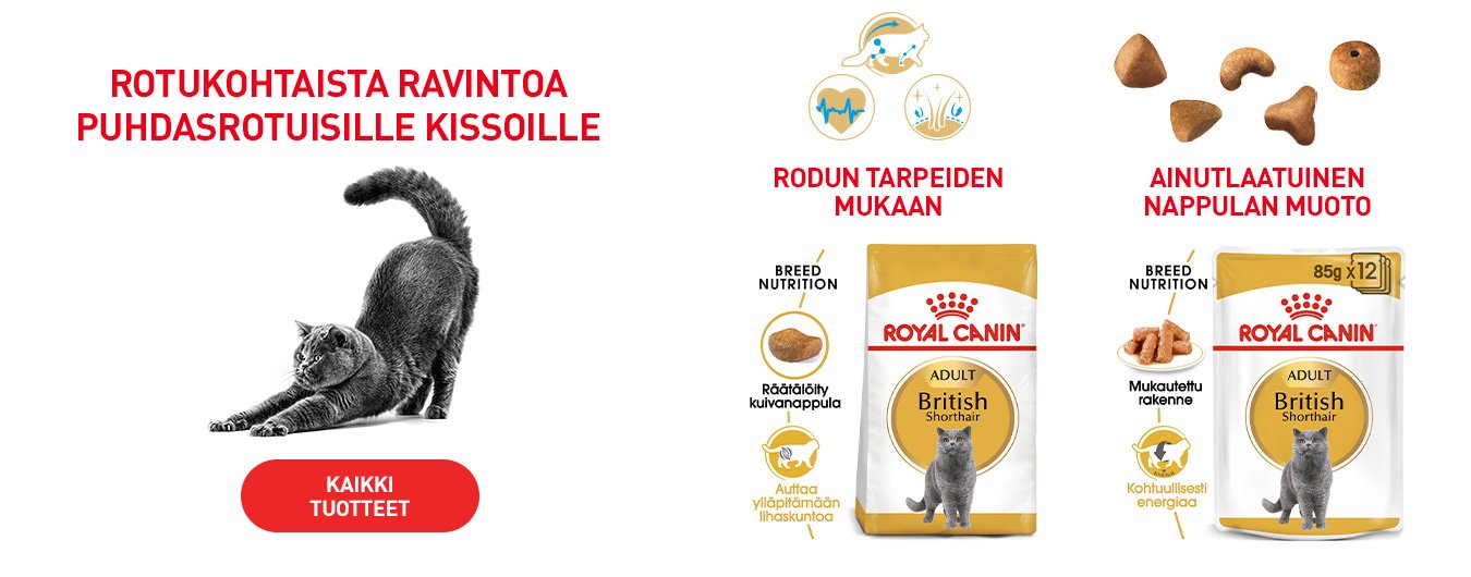 Royal Canin roturuoat kissoille