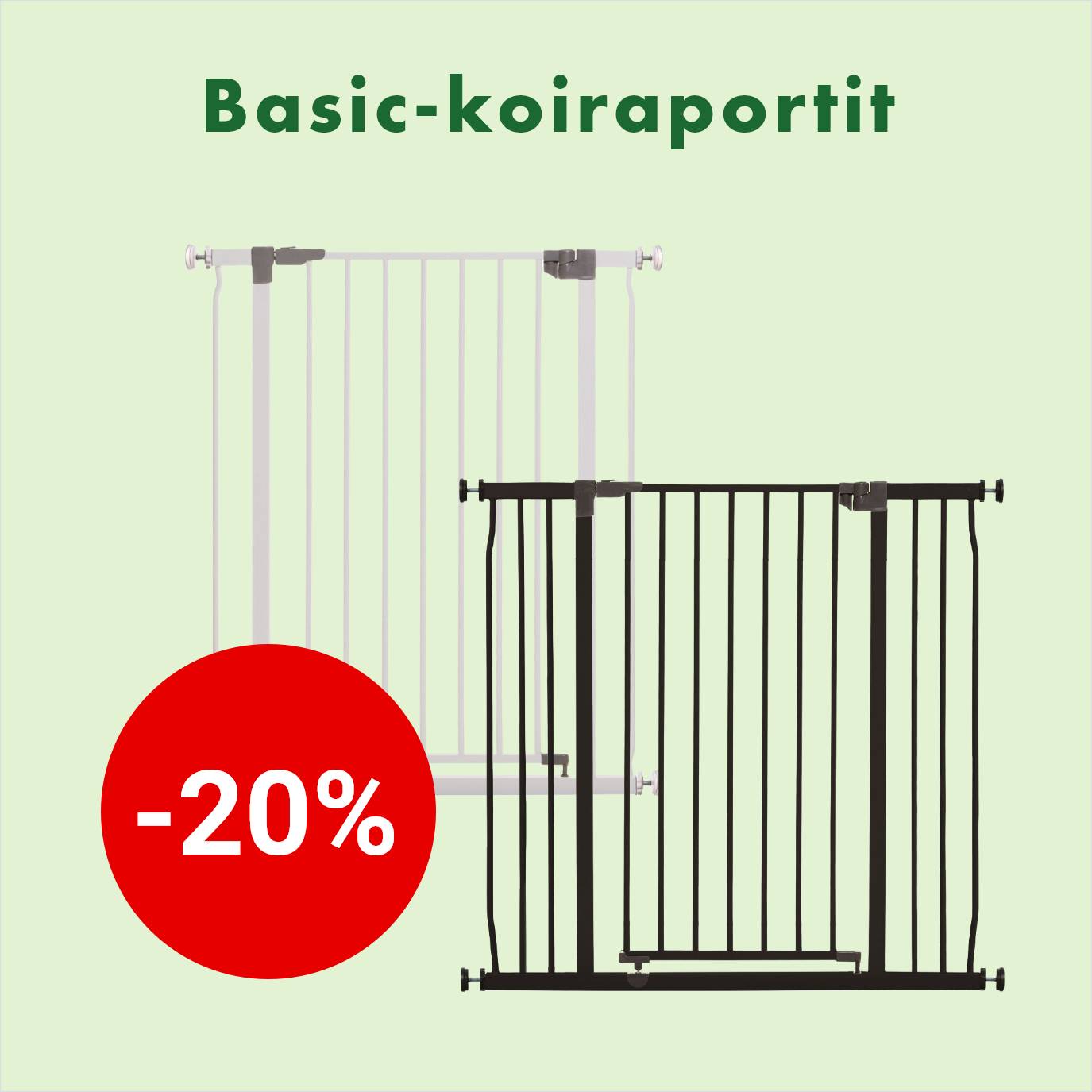 Basic koiranportit -20% 28.2. asti