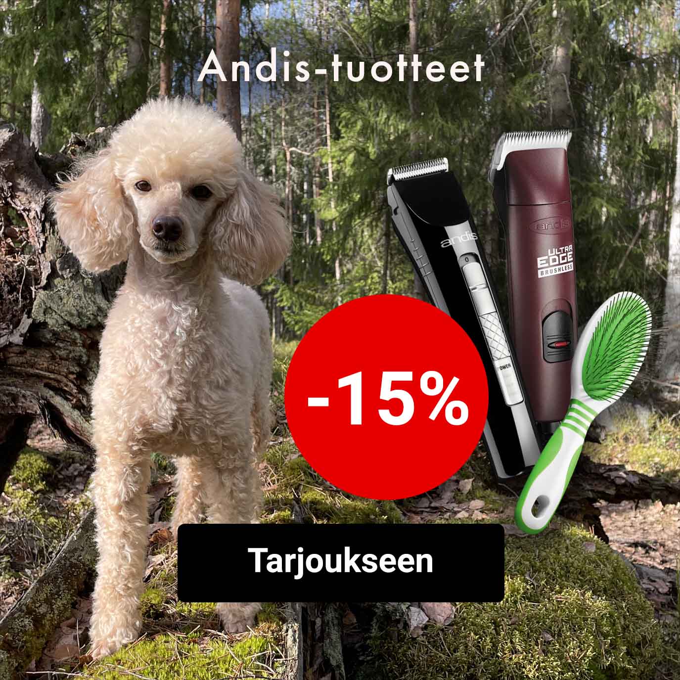 -15% Andis-tuotteet