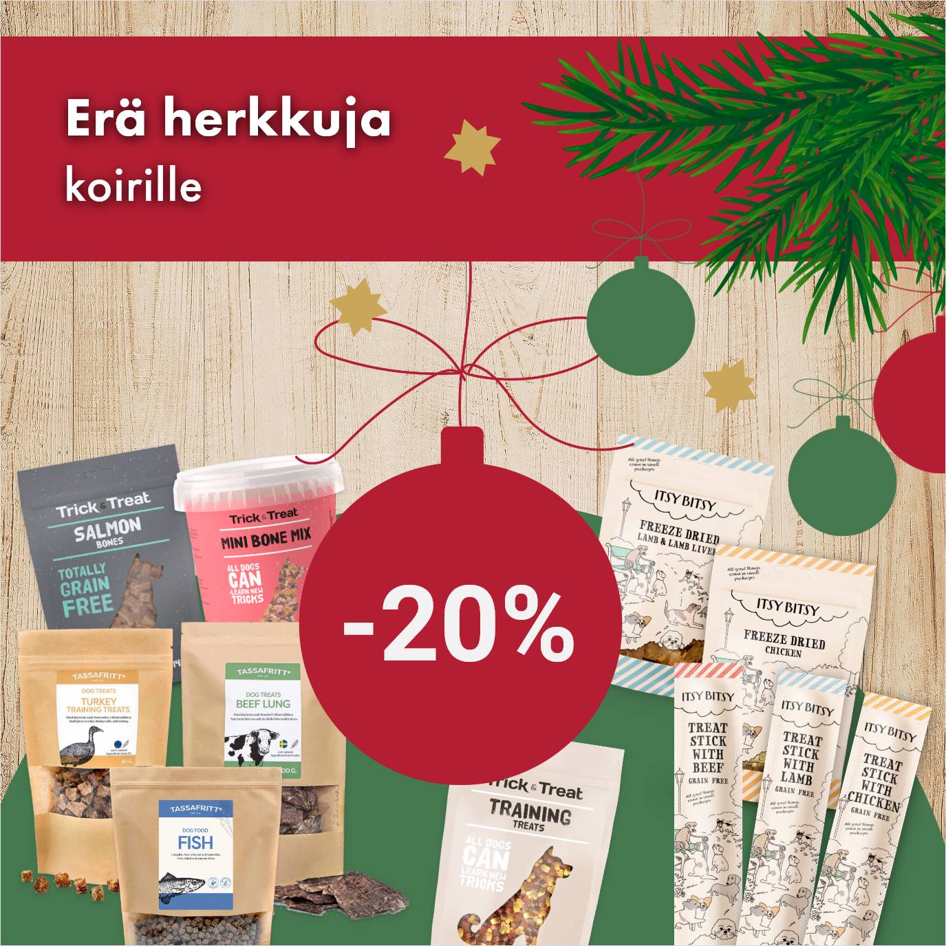 Herkkutja koirille -20%