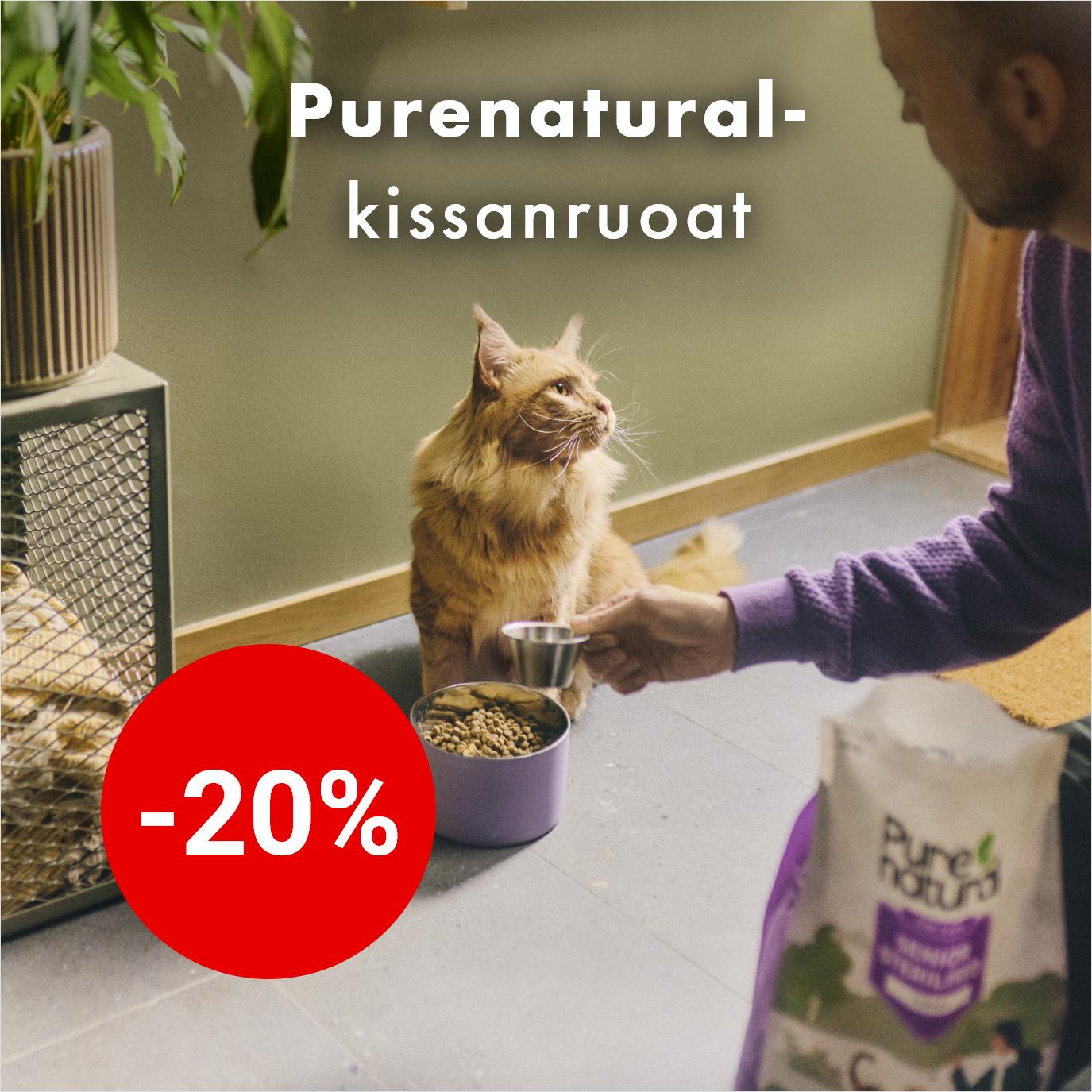 -20% Purenatural-kissanruoat