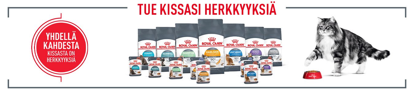 Tue kissasi herkkyyksiä