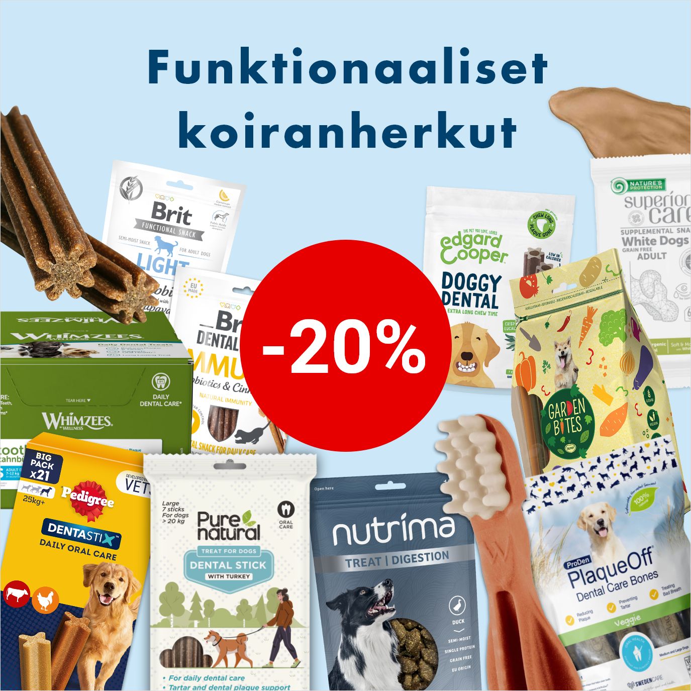 -20% Funktionaaliset herkut 28.2. asti