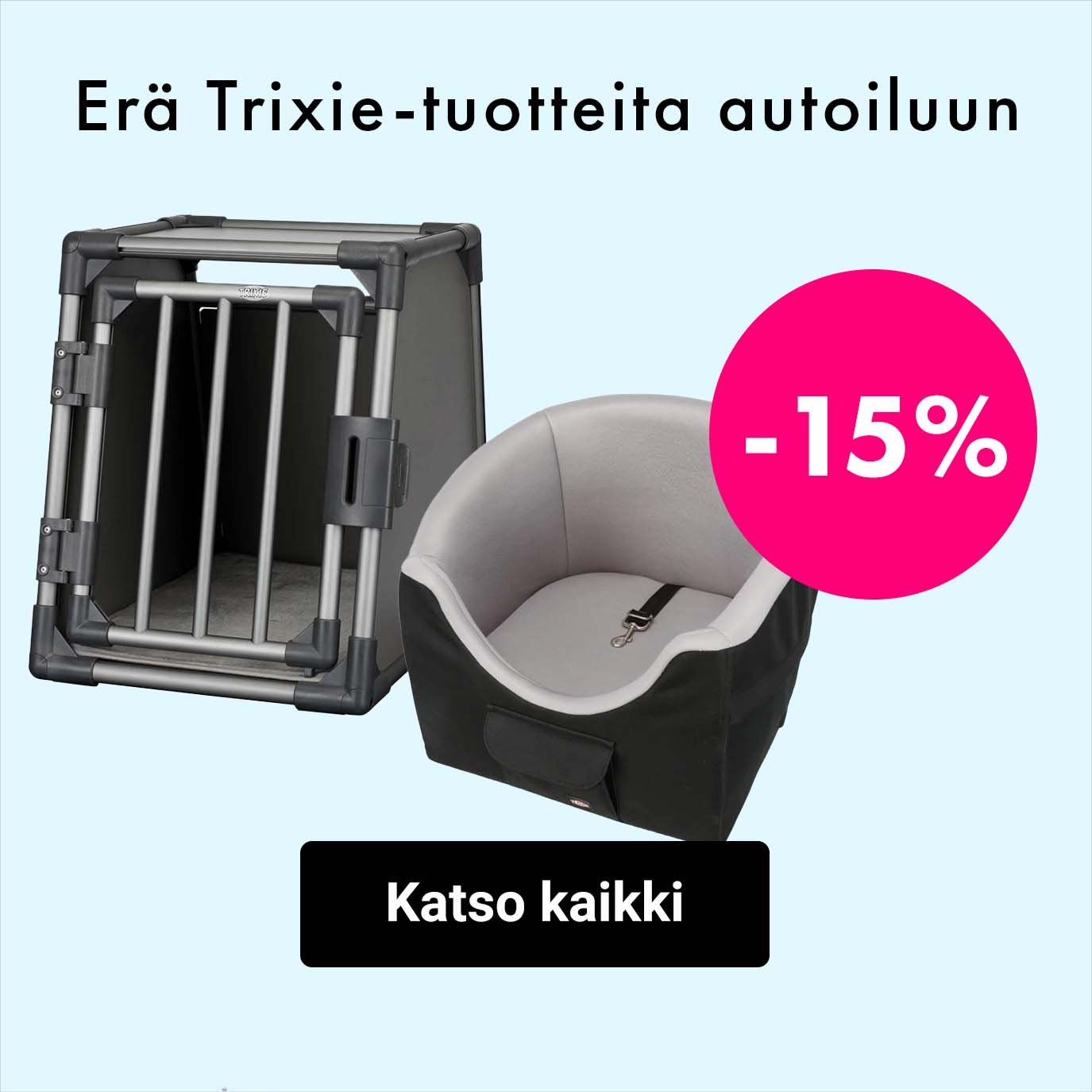 -15% Trixie-tuotteet autoiluun