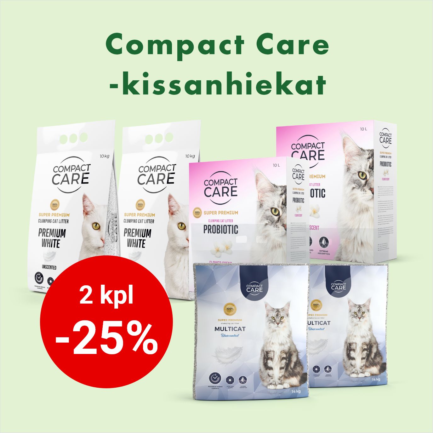 Compact Care 2kpl -25%