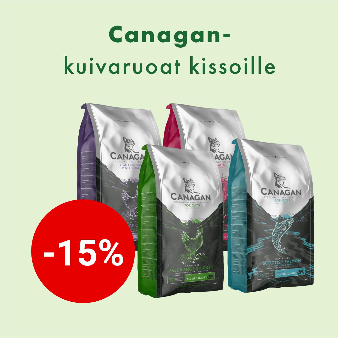 -15% Canagan-kissan kuivaruoat