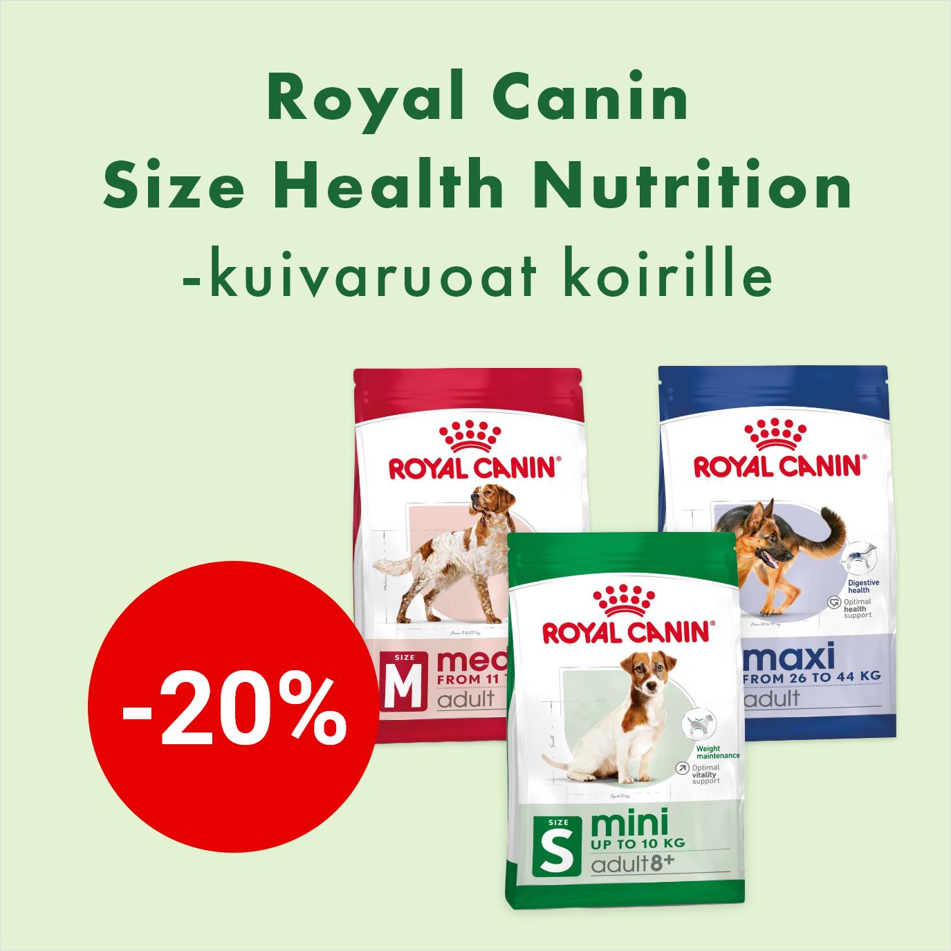 -20% Royal Canin SHN -aikuisen koiran kuivaruoat