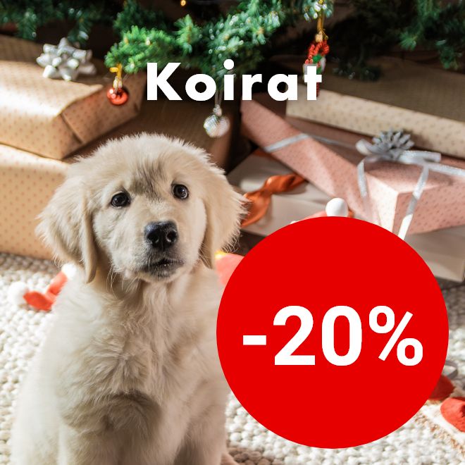 Kaikki koirille -20%  koodilla LAHJA20 15.12.asti