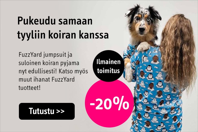 FuzzYard Arctic Age - koiran pyjama sekä jumpsuit ihmisille -20%