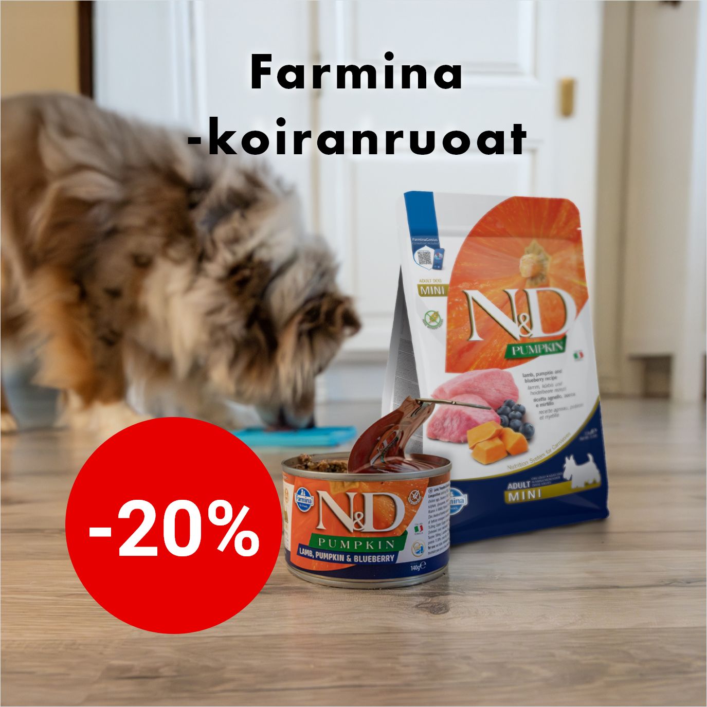 -20% Farmina-koiranruoat