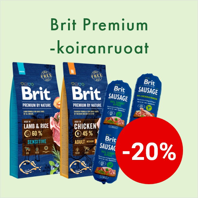 -20% Brit Premium -koiranruoat