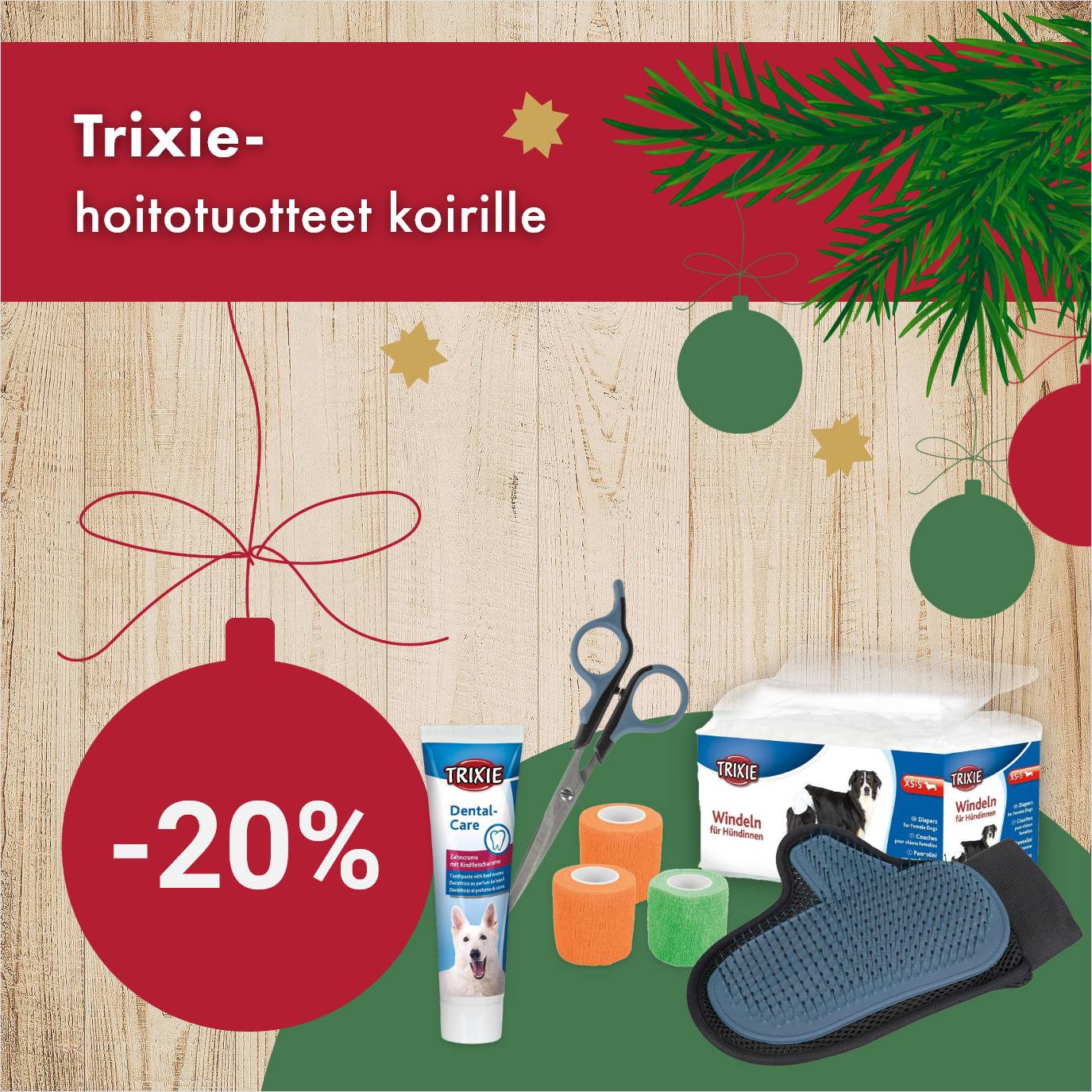 Trixie-tuotteet koiran hyvinvointiin -20% 30.11. asti