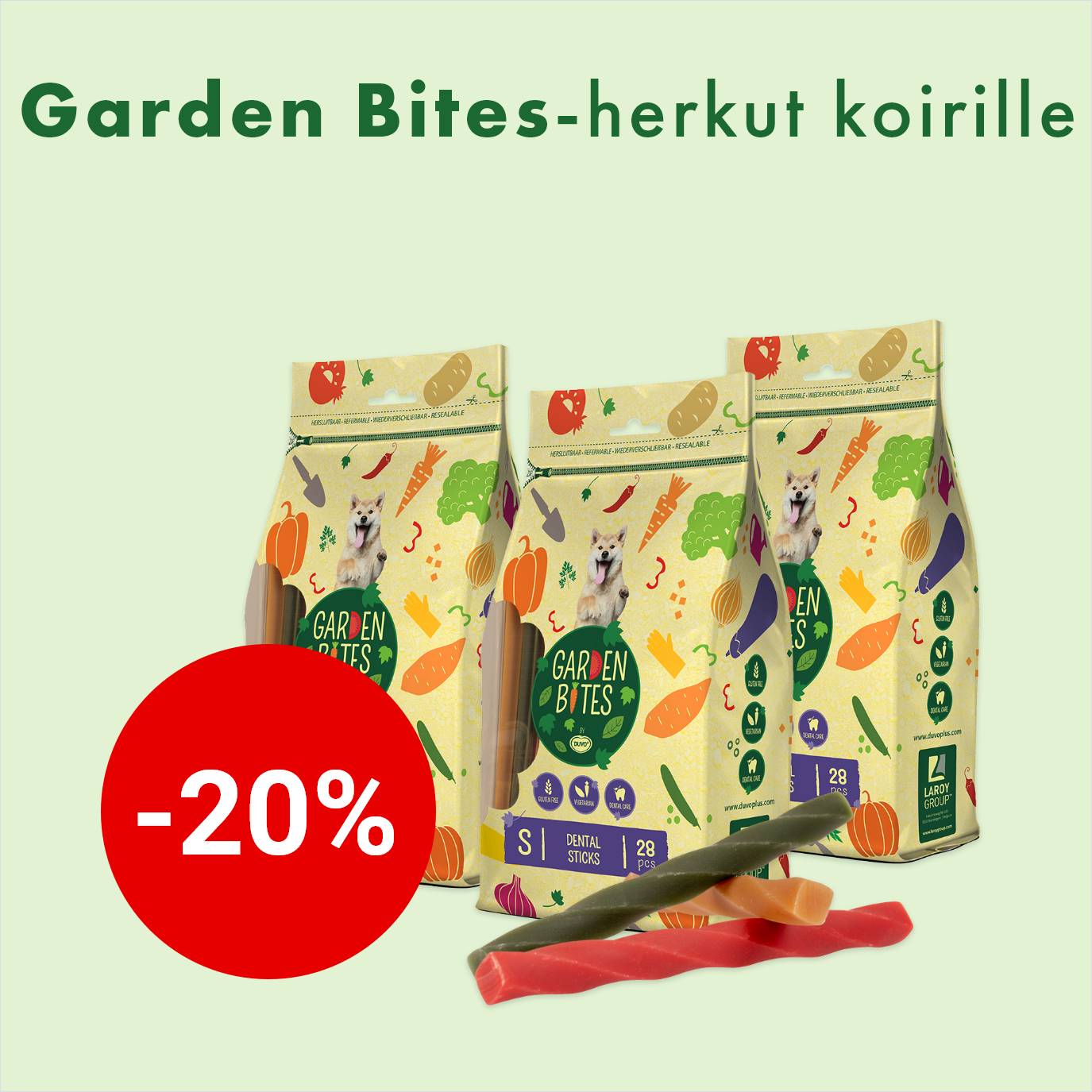 Garden Bites -herkut -20% 31.10. asti