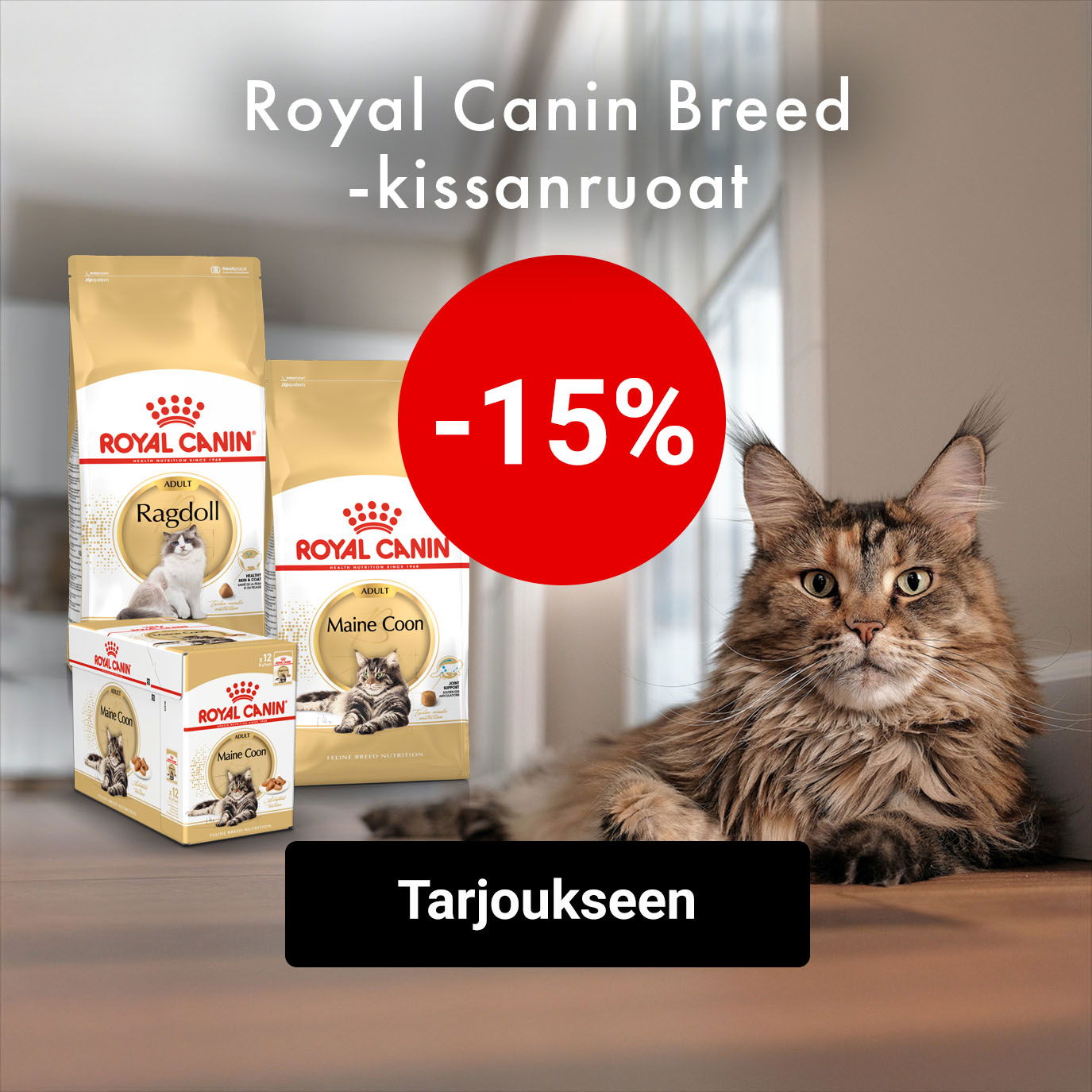 -15% Royal Canin Breed -kissanruoat